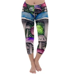 Necromancy Of The Mushroom Capri Winter Leggings 