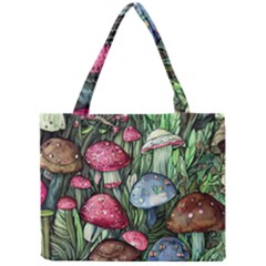 Magicians  Mushrooms Mini Tote Bag by GardenOfOphir