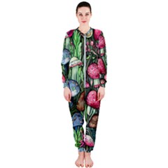 Magicians  Mushrooms Onepiece Jumpsuit (ladies) by GardenOfOphir