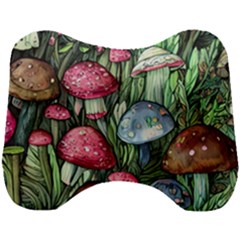 Magicians  Mushrooms Head Support Cushion by GardenOfOphir