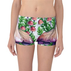 Conjuring Charm Of The Mushrooms Reversible Boyleg Bikini Bottoms by GardenOfOphir