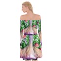 Conjuring Charm Of The Mushrooms Off Shoulder Skater Dress View2