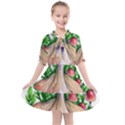 Conjuring Charm Of The Mushrooms Kids  All Frills Chiffon Dress View1