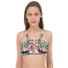 Conjuring Charm Of The Mushrooms Cage Up Bikini Top by GardenOfOphir