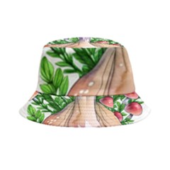 Conjuring Charm Of The Mushrooms Inside Out Bucket Hat by GardenOfOphir