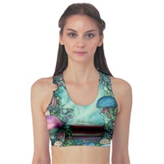 Sorcery And Spellwork With Mushrooms Sports Bra by GardenOfOphir