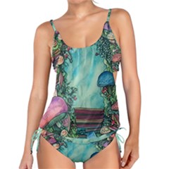 Sorcery And Spellwork With Mushrooms Tankini Set by GardenOfOphir