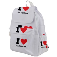 I Love Barbara Top Flap Backpack by ilovewhateva