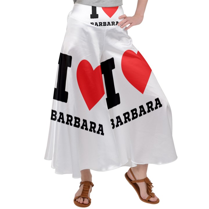 I love barbara Satin Palazzo Pants