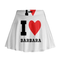 I Love Barbara Mini Flare Skirt by ilovewhateva