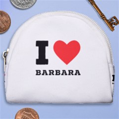 I Love Barbara Horseshoe Style Canvas Pouch by ilovewhateva