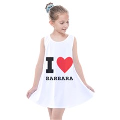 I Love Barbara Kids  Summer Dress by ilovewhateva