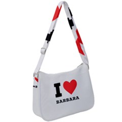 I Love Barbara Zip Up Shoulder Bag by ilovewhateva