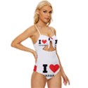 I love barbara Knot Front One-Piece Swimsuit View3