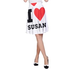 I Love Susan A-line Skirt by ilovewhateva