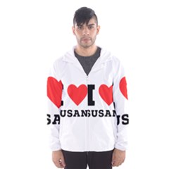 I Love Susan Men s Hooded Windbreaker by ilovewhateva