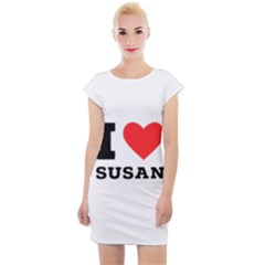 I Love Susan Cap Sleeve Bodycon Dress by ilovewhateva