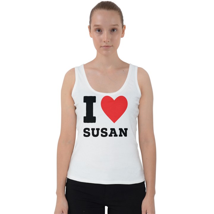 I love susan Velvet Tank Top