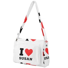 I Love Susan Front Pocket Crossbody Bag by ilovewhateva