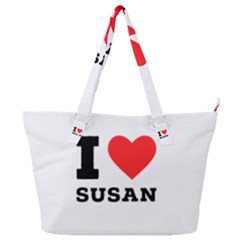 I Love Susan Full Print Shoulder Bag by ilovewhateva