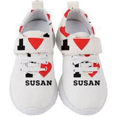 I Love Susan Kids  Velcro Strap Shoes by ilovewhateva