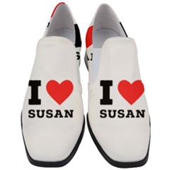 I Love Susan Women Slip On Heel Loafers by ilovewhateva