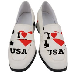 I Love Susan Women s Chunky Heel Loafers by ilovewhateva