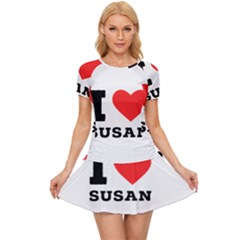 I Love Susan Women s Sports Wear Set