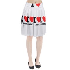 I Love Jessica Pleated Skirt by ilovewhateva