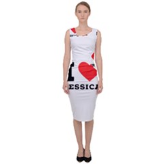 I Love Jessica Sleeveless Pencil Dress by ilovewhateva