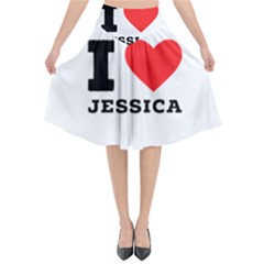 I Love Jessica Flared Midi Skirt by ilovewhateva