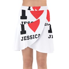 I Love Jessica Wrap Front Skirt by ilovewhateva