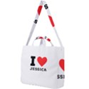 I love jessica Square Shoulder Tote Bag View1