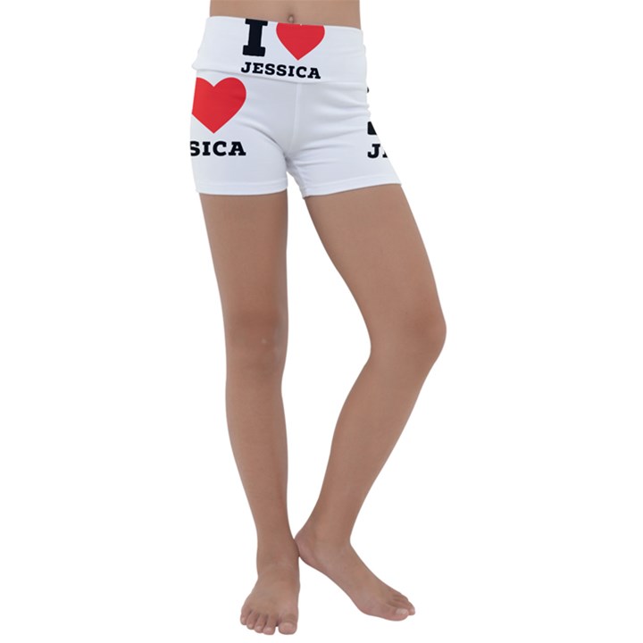 I love jessica Kids  Lightweight Velour Yoga Shorts