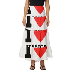 I Love Jessica Tiered Ruffle Maxi Skirt by ilovewhateva