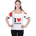 I love sarah Cutout Shoulder Tee View1