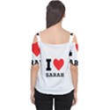 I love sarah Cutout Shoulder Tee View2