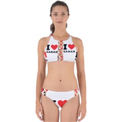 I Love Sarah Perfectly Cut Out Bikini Set by ilovewhateva