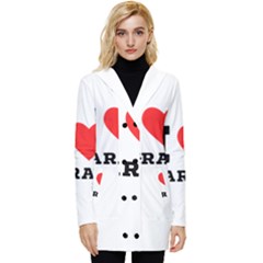 I Love Sarah Button Up Hooded Coat  by ilovewhateva