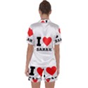 I love sarah Satin Short Sleeve Pajamas Set View2