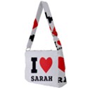 I love sarah Full Print Messenger Bag (S) View2