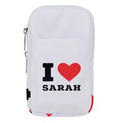 I Love Sarah Waist Pouch (small) by ilovewhateva