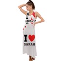 I love sarah V-Neck Chiffon Maxi Dress View1