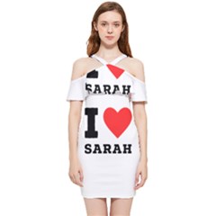 I Love Sarah Shoulder Frill Bodycon Summer Dress by ilovewhateva