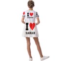 I love sarah Kids  Short Sleeve Pinafore Style Dress View2