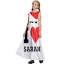 I love sarah Kids  Satin Sleeveless Maxi Dress View2