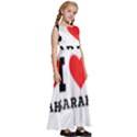 I love sarah Kids  Satin Sleeveless Maxi Dress View3