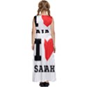 I love sarah Kids  Satin Sleeveless Maxi Dress View4