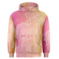 Unicorm Orange And Pink Men s Core Hoodie by lifestyleshopee