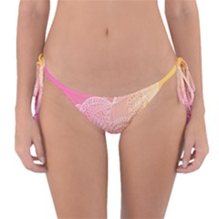 Unicorm Orange And Pink Reversible Bikini Bottoms by lifestyleshopee